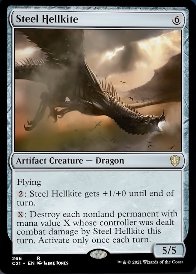 Steel Hellkite [Commander 2021] - Destination Retro