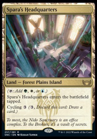 Spara's Headquarters (Promo Pack) [Streets of New Capenna Promos] - Destination Retro