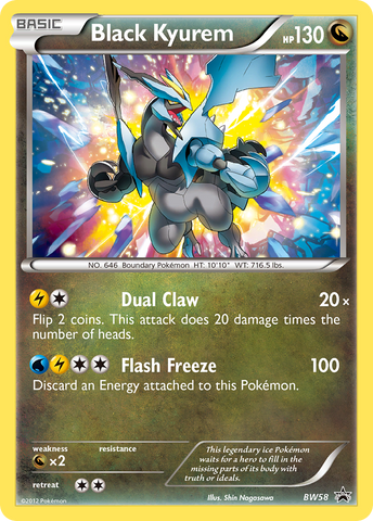 Black Kyurem (BW58) [Black & White: Black Star Promos] - Destination Retro