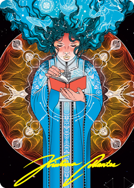 Memory Lapse Art Card (Gold-Stamped Signature) [Strixhaven: School of Mages Art Series] - Destination Retro