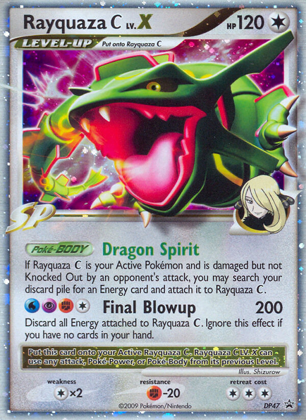 Rayquaza C LV.X (DP47) [Diamond & Pearl: Black Star Promos] - Destination Retro