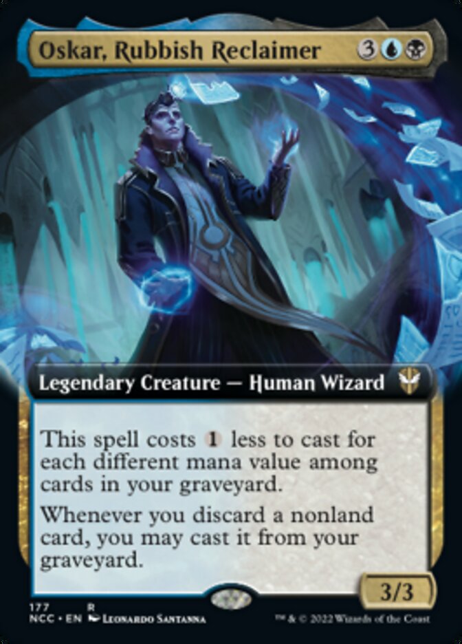 Oskar, Rubbish Reclaimer (Extended Art) [Streets of New Capenna Commander] - Destination Retro