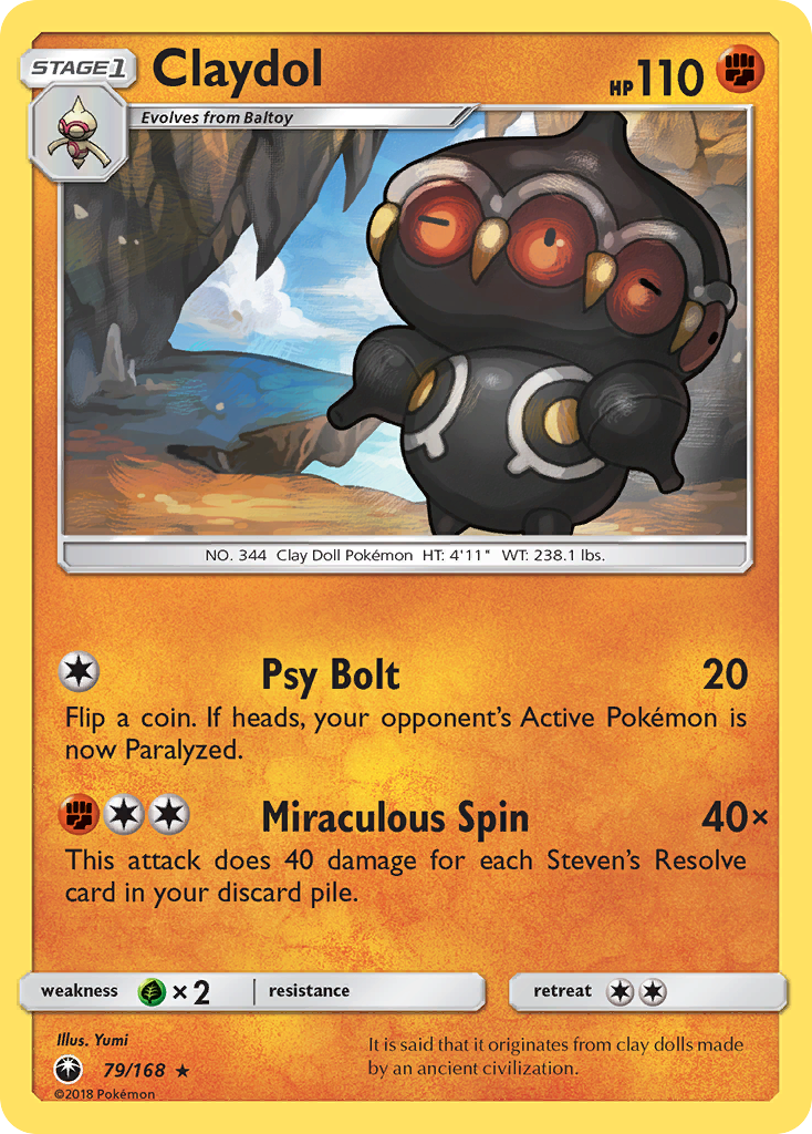 Claydol (79/168) [Sun & Moon: Celestial Storm] - Destination Retro