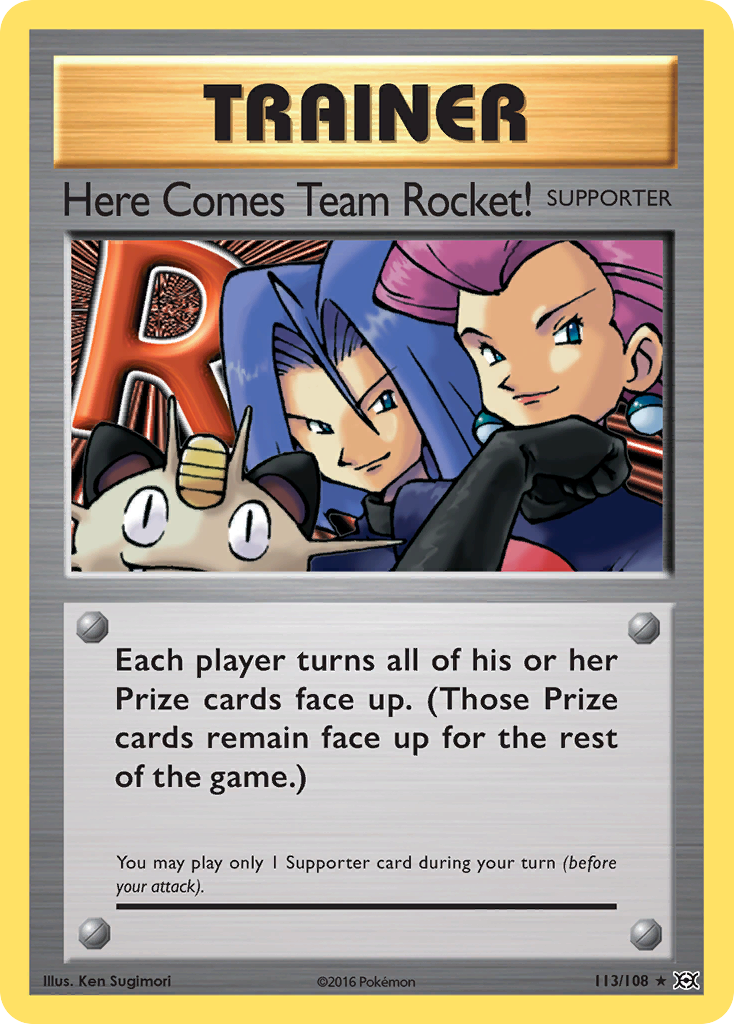 Here Comes Team Rocket! (113/108) [XY: Evolutions] - Destination Retro