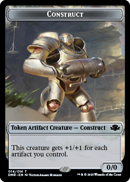 Elephant // Construct Double-Sided Token [Dominaria Remastered Tokens] - Destination Retro