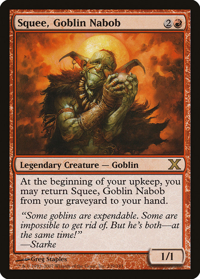 Squee, Goblin Nabob [Tenth Edition] - Destination Retro