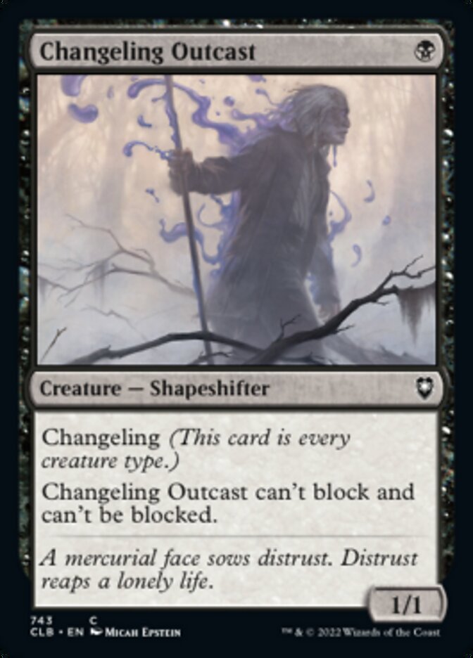 Changeling Outcast [Commander Legends: Battle for Baldur's Gate] - Destination Retro