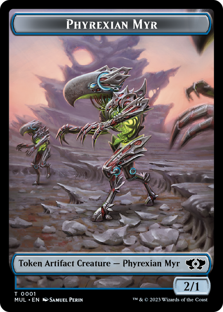 Phyrexian Myr Token [Multiverse Legends Tokens] - Destination Retro