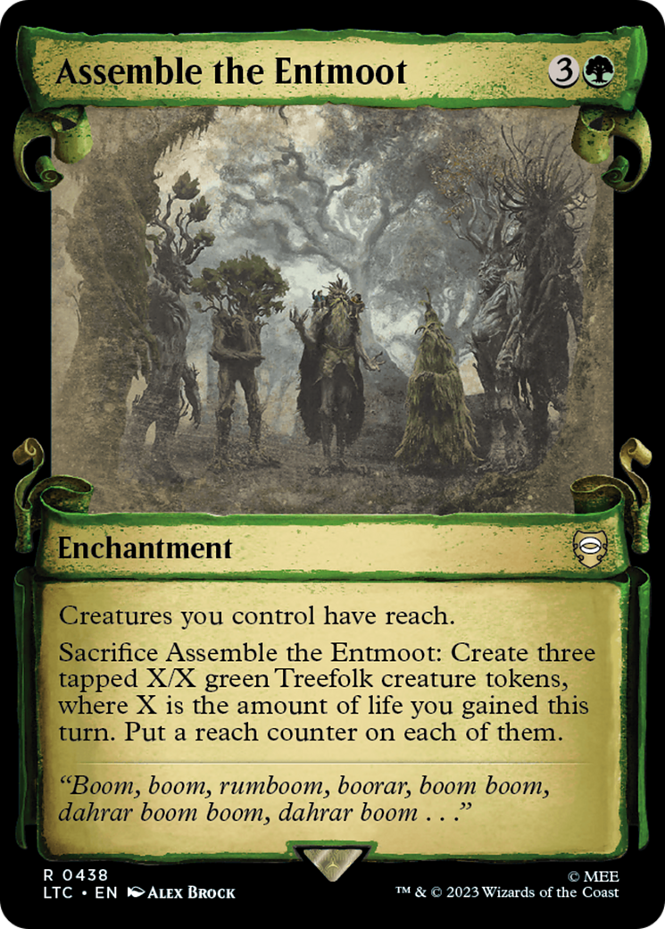 Assemble the Entmoot [The Lord of the Rings: Tales of Middle-Earth Commander Showcase Scrolls] - Destination Retro