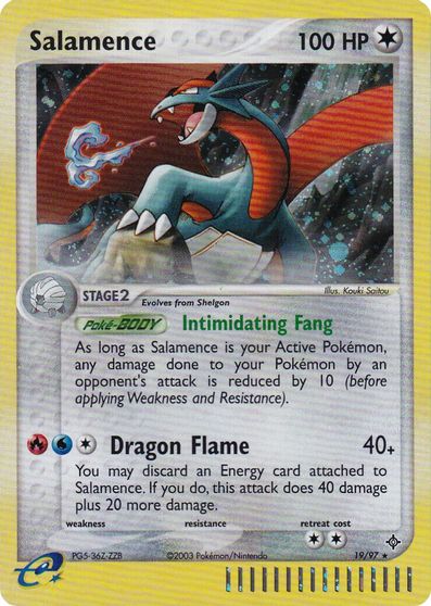 Salamence (19/97) (League Promo 2004) [League & Championship Cards] - Destination Retro