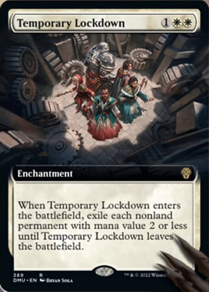 Temporary Lockdown (Extended Art) [Dominaria United] - Destination Retro