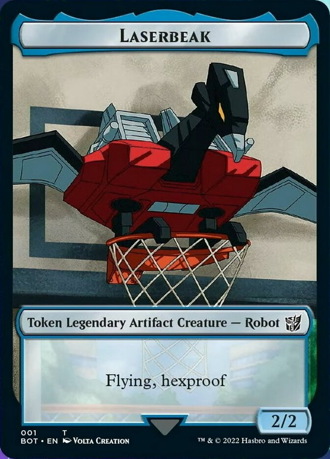 Laserbeak [Transformers Tokens] - Destination Retro