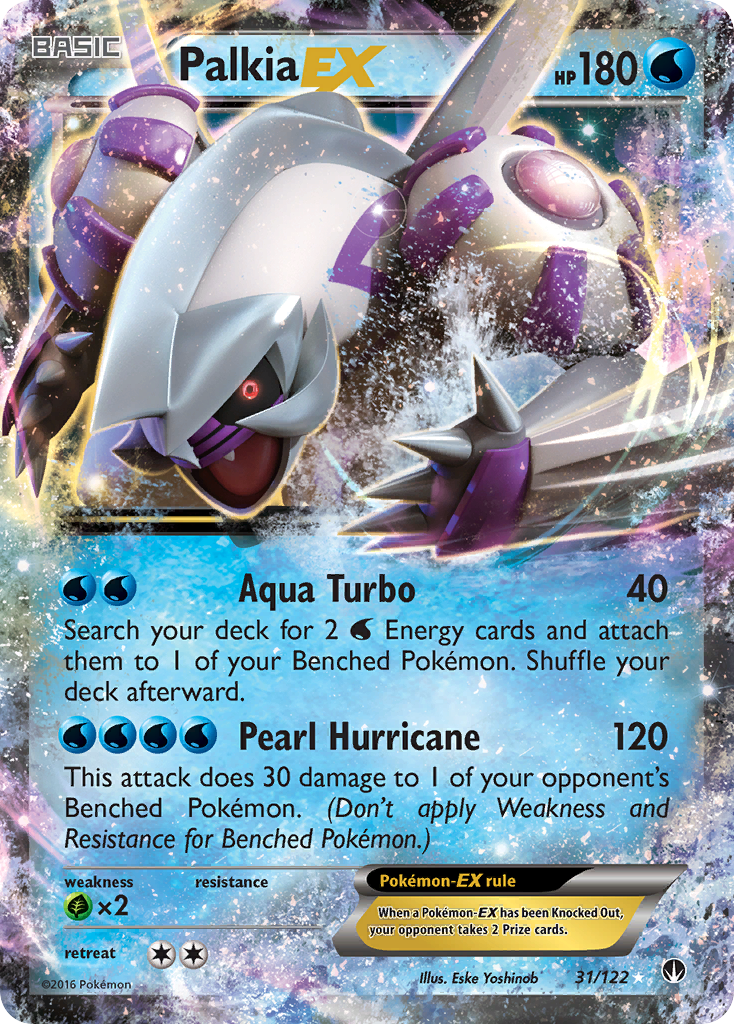 Palkia EX (31/122) [XY: BREAKpoint] - Destination Retro