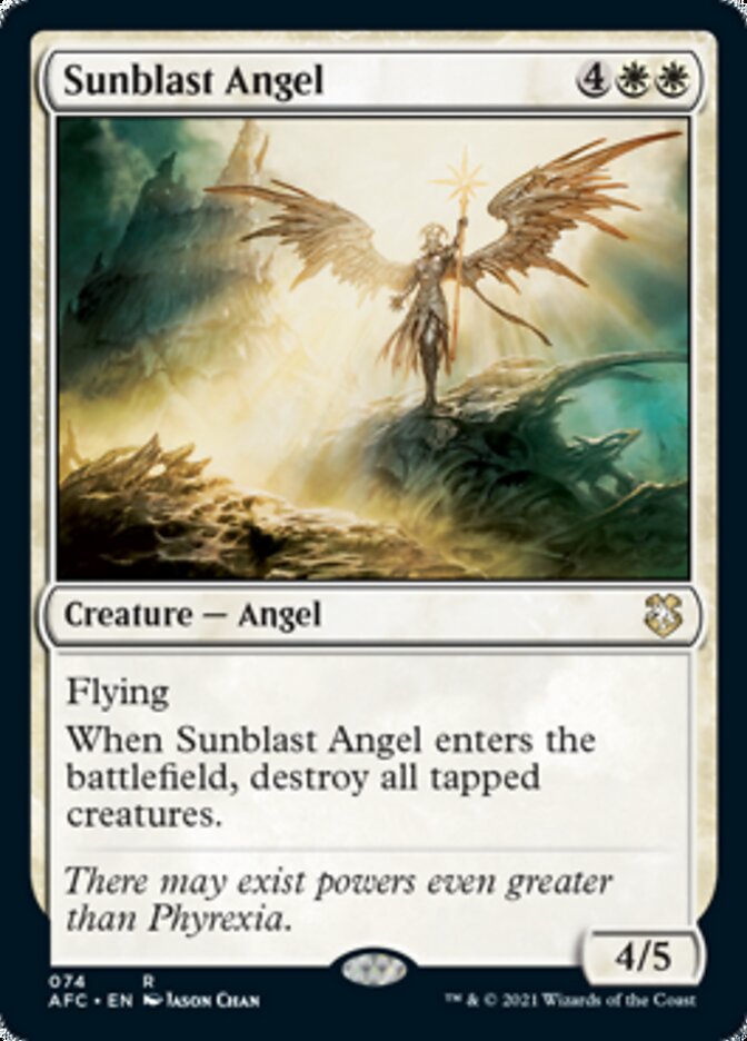 Sunblast Angel [Dungeons & Dragons: Adventures in the Forgotten Realms Commander] - Destination Retro