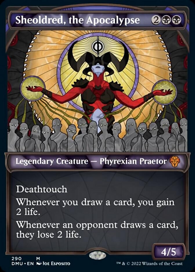 Sheoldred, the Apocalypse (Showcase) [Dominaria United] - Destination Retro
