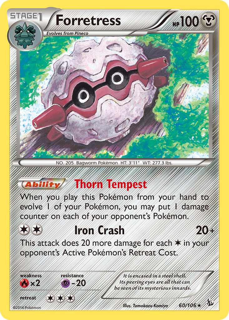 Forretress (60/106) [XY: Flashfire] - Destination Retro