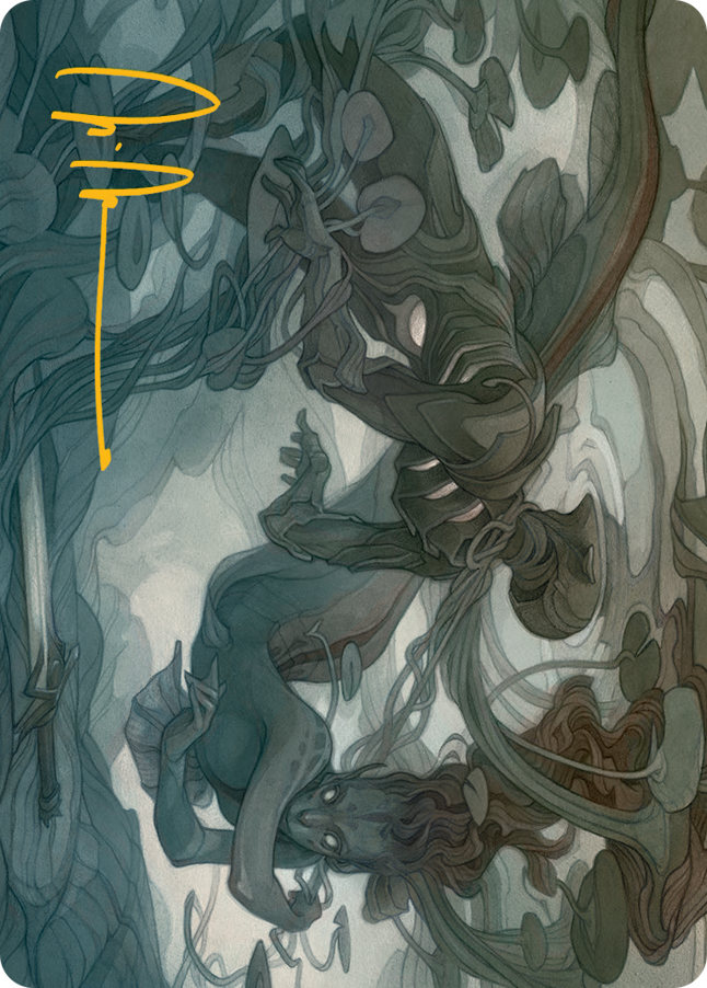 Emry, Lurker of the Loch Art Card (Gold-Stamped Signature) [March of the Machine Art Series] - Destination Retro
