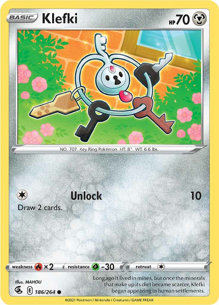 Klefki (186/264) [Sword & Shield: Fusion Strike] - Destination Retro