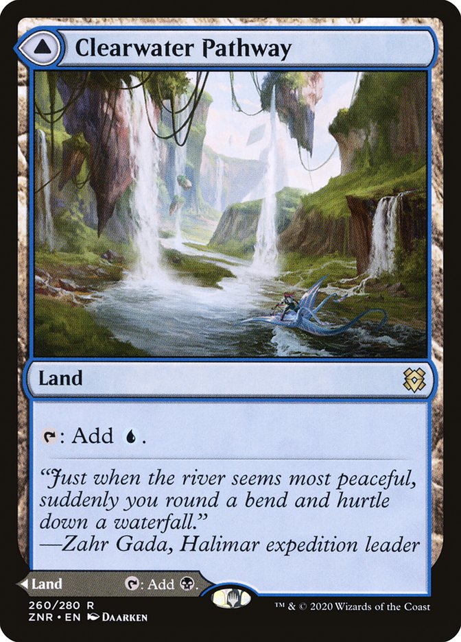 Clearwater Pathway // Murkwater Pathway [Zendikar Rising] - Destination Retro