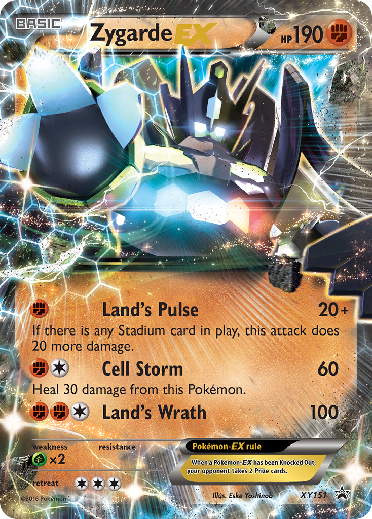 Zygarde EX (XY151) [XY: Black Star Promos] - Destination Retro