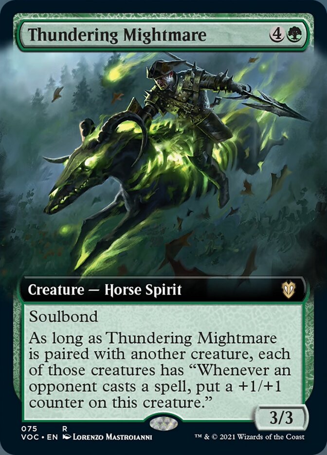 Thundering Mightmare (Extended) [Innistrad: Crimson Vow Commander] - Destination Retro
