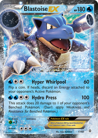 Blastoise EX (17/83) [XY: Generations] - Destination Retro