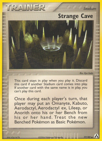 Strange Cave (77/92) [EX: Legend Maker] - Destination Retro