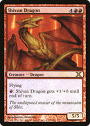 Shivan Dragon (Premium Foil) [Tenth Edition] - Destination Retro