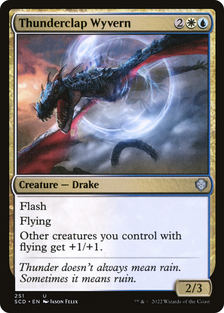 Thunderclap Wyvern [Starter Commander Decks] - Destination Retro