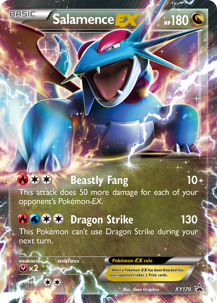 Salamence EX (XY170) [XY: Black Star Promos] - Destination Retro
