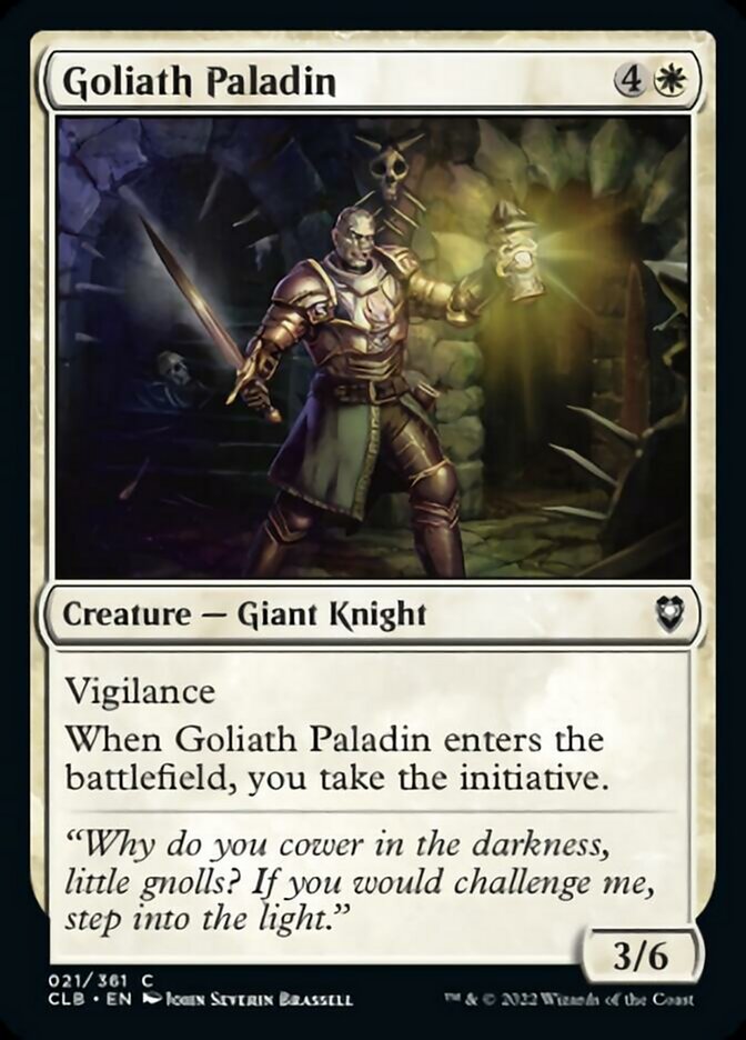 Goliath Paladin [Commander Legends: Battle for Baldur's Gate] - Destination Retro