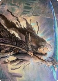 Egon, God of Death Art Card [Kaldheim: Art Series] - Destination Retro