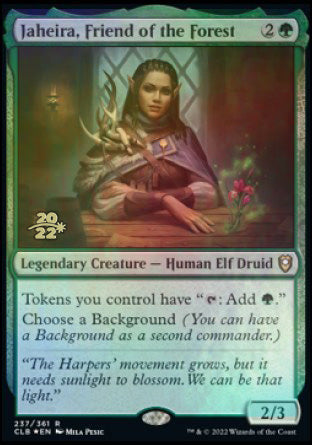 Jaheira, Friend of the Forest [Commander Legends: Battle for Baldur's Gate Prerelease Promos] - Destination Retro