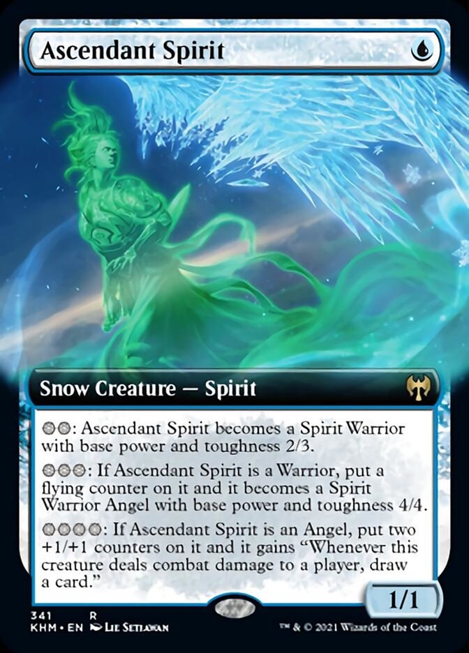 Ascendant Spirit (Extended Art) [Kaldheim] - Destination Retro