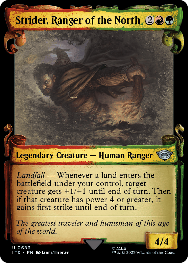 Strider, Ranger of the North [The Lord of the Rings: Tales of Middle-Earth Showcase Scrolls] - Destination Retro