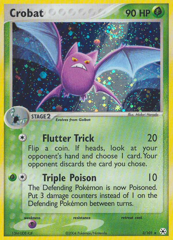 Crobat (3/101) [EX: Hidden Legends] - Destination Retro