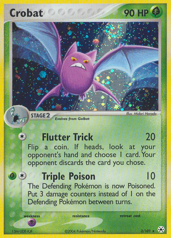 Crobat (3/101) [EX: Hidden Legends] - Destination Retro