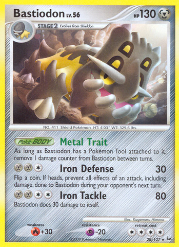Bastiodon (20/127) [Platinum: Base Set] - Destination Retro