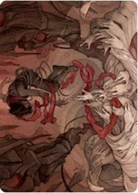 Thwart the Grave Art Card [Zendikar Rising Art Series] - Destination Retro