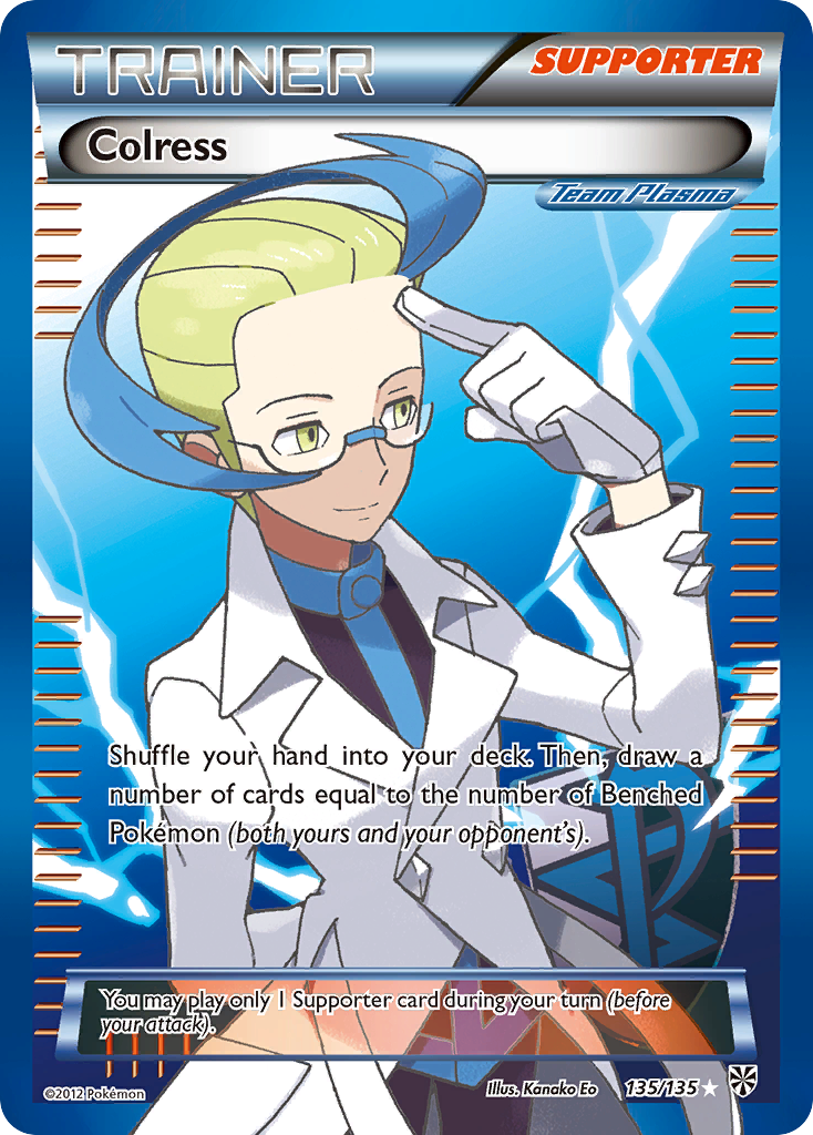 Colress (135/135) [Black & White: Plasma Storm] - Destination Retro