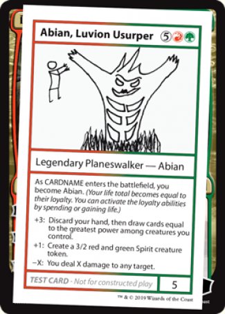 Abian, Luvion Usurper (2021 Edition) [Mystery Booster Playtest Cards] - Destination Retro