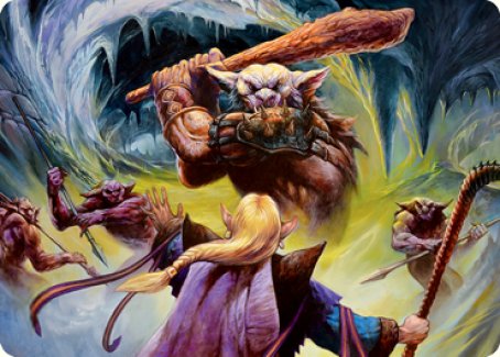 Den of the Bugbear (Dungeon Module) Art Card [Dungeons & Dragons: Adventures in the Forgotten Realms Art Series] - Destination Retro
