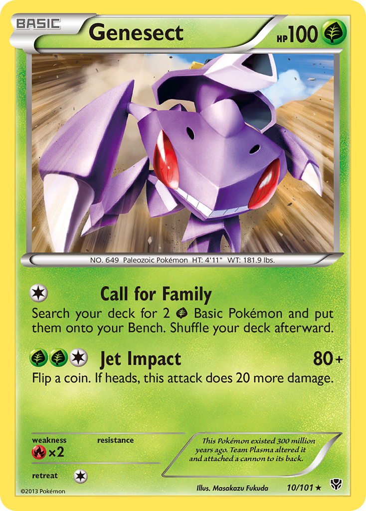 Genesect (10/101) [Black & White: Plasma Blast] - Destination Retro