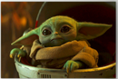 CANVAS PRINT - STAR WARS "BABY YODA" - 24"x16" - Destination Retro