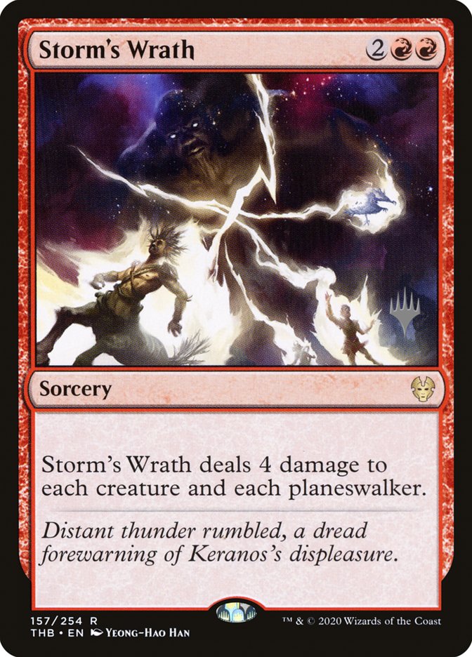 Storm's Wrath  (Promo Pack) [Theros Beyond Death Promos] - Destination Retro