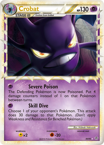 Crobat (84/95) [HeartGold & SoulSilver: Unleashed] - Destination Retro