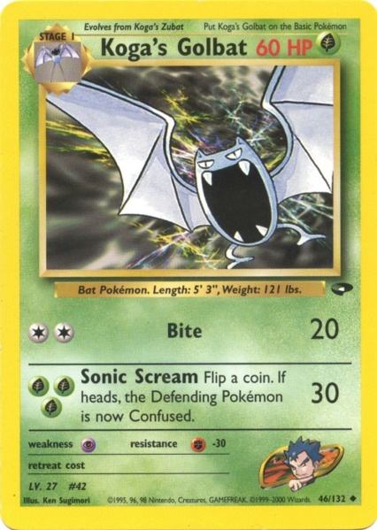 Koga's Golbat (46/132) [Gym Challenge Unlimited] - Destination Retro