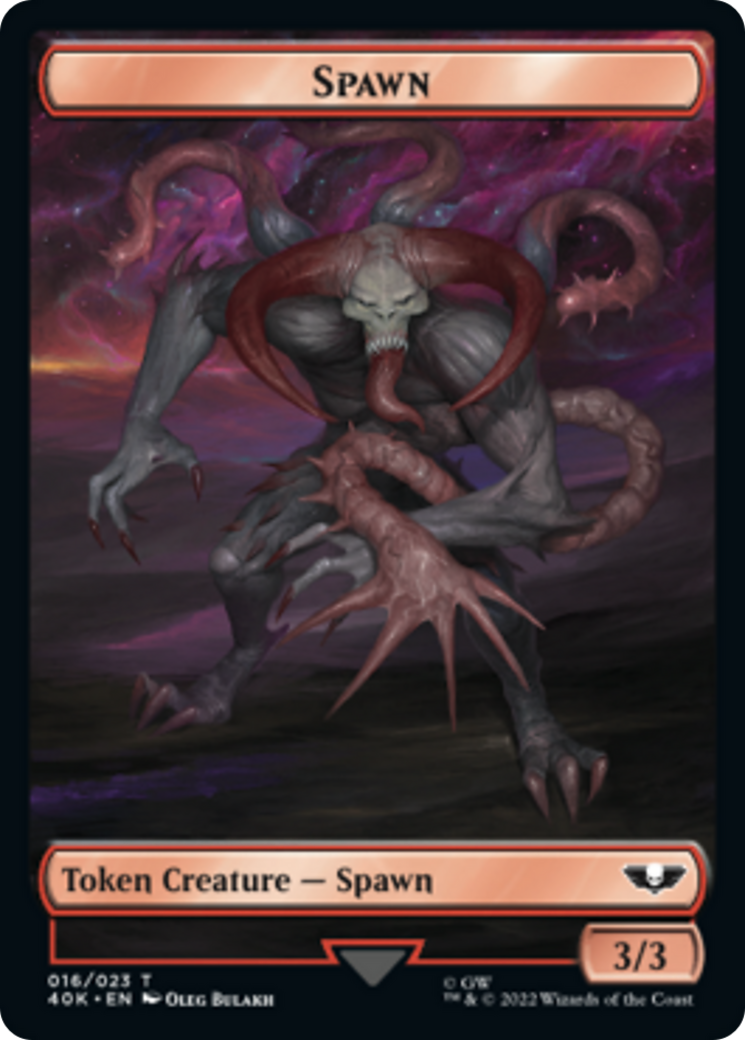 Spawn // Blue Horror [Universes Beyond: Warhammer 40,000 Tokens] - Destination Retro