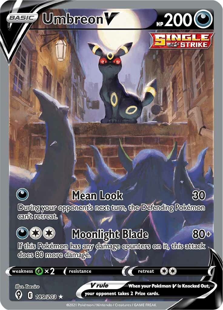 Umbreon V (189/203) [Sword & Shield: Evolving Skies] - Destination Retro