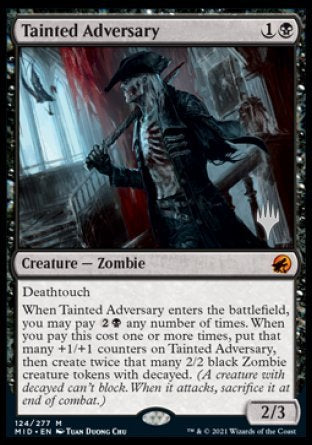 Tainted Adversary (Promo Pack) [Innistrad: Midnight Hunt Promos] - Destination Retro